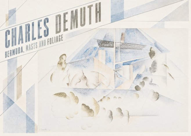 Charles Demuth Bermuda, Masts and Foliage No5 - Poszter