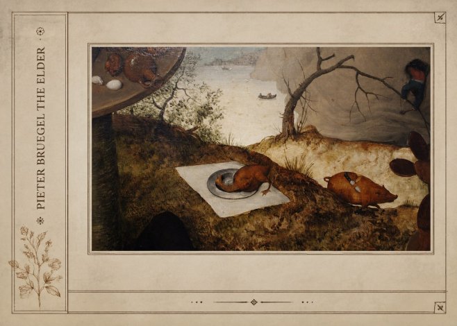 Pieter Bruegel The Pig Is Stabbed No2 - Poszter
