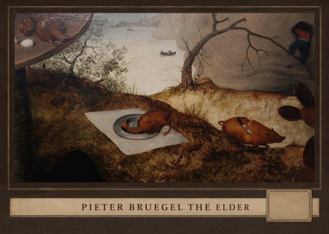 Pieter Bruegel The Pig Is Stabbed No3 - Poszter