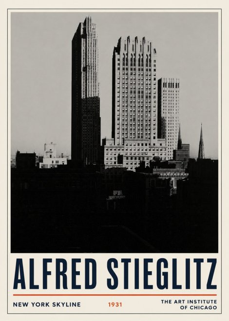Alfred Stieglitz New York Skyline No3 - Poszter