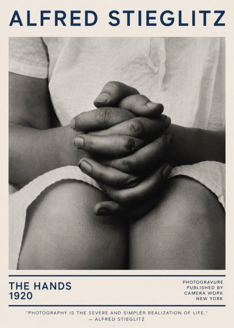 Alfred Stieglitz The Hands No5 - Poszter