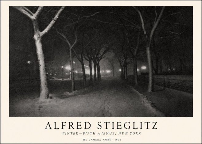 Alfred Stieglitz Winter—fifth Avenue, New York No1 - Poszter