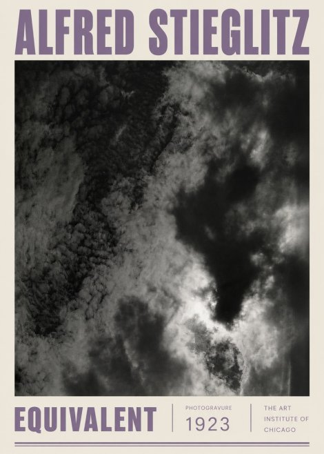 Alfred Stieglitz Equivalent V No5 - Poszter