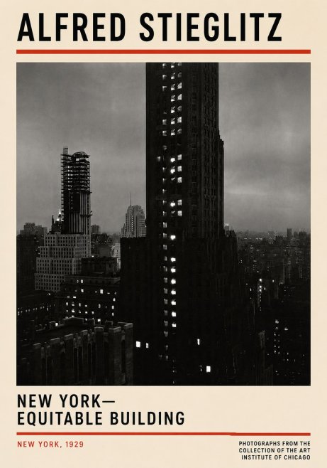 Alfred Stieglitz New York—equitable Building No6 - Poszter
