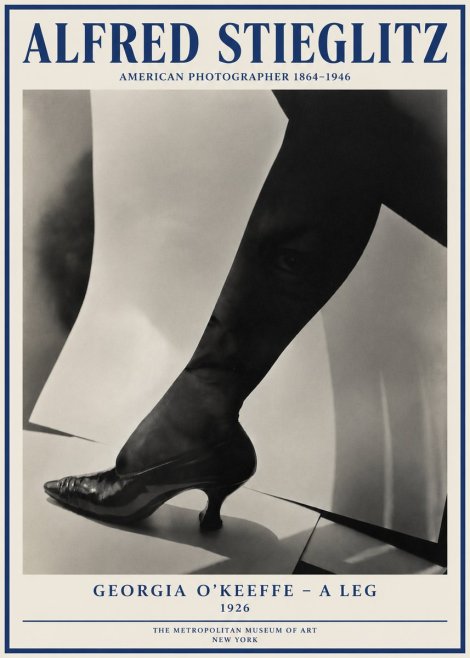 Alfred Stieglitz Georgia O'keeffe – a Leg No4 - Poszter