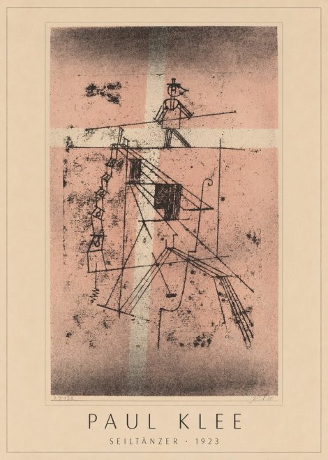 Paul Klee Seiltänzer III No4 - Poszter
