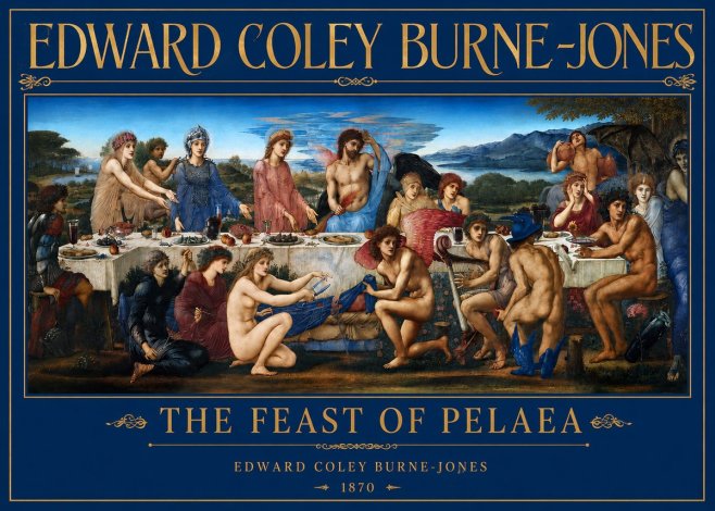 Edward Burne-Jones The Feast of Pelaea No2 - Poszter