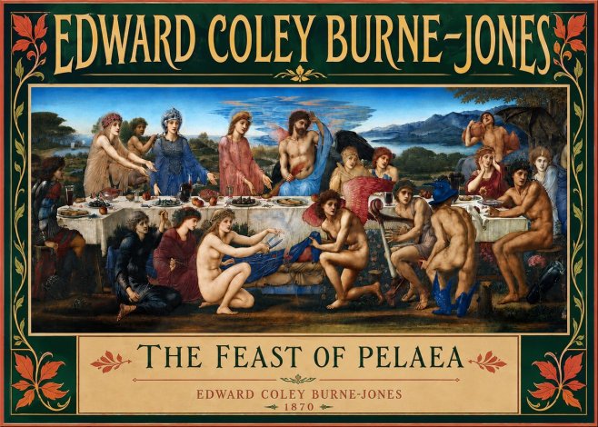 Edward Burne-Jones The Feast of Pelaea No3 - Poszter