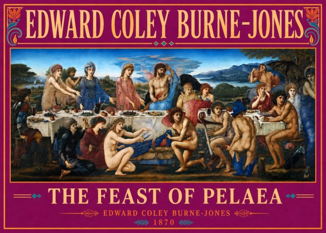 Edward Burne-Jones The Feast of Pelaea No5 - Poszter