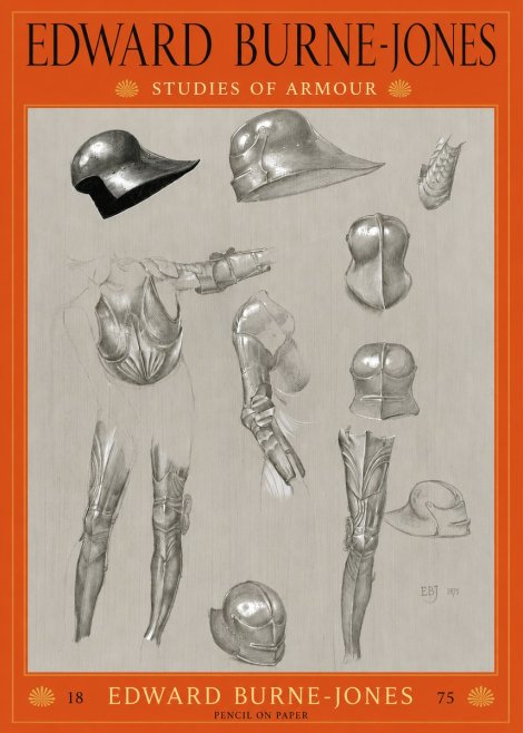 Edward Burne-Jones Studies of Armour No2 - Poszter