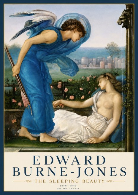 Edward Burne-Jones The Sleeping Beauty No4 - Poszter