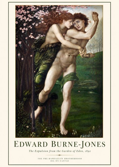 Edward Burne-Jones Springtime and the Spring No6 - Poszter