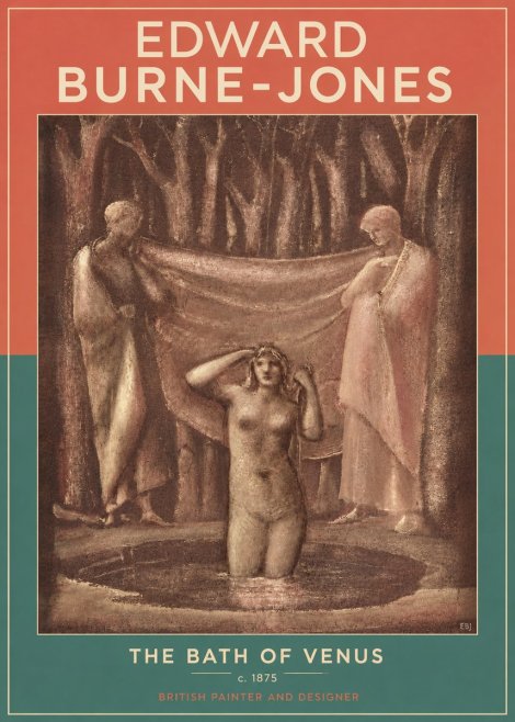Edward Burne-Jones The Bath of Venus No3 - Poszter