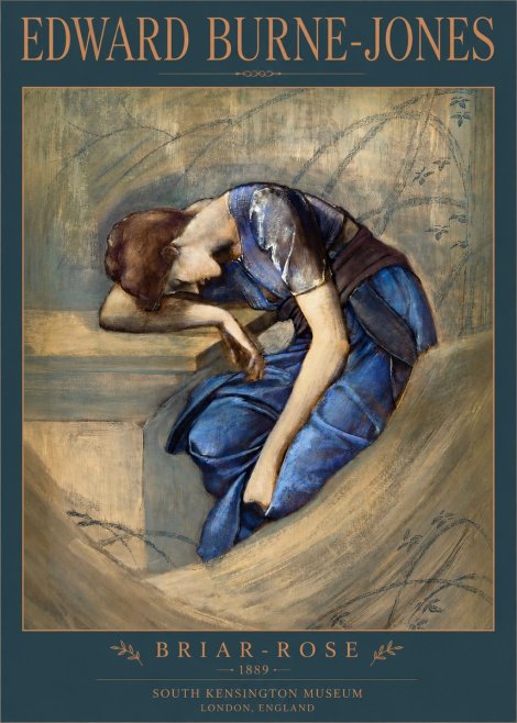 Edward Burne-Jones Briar-rose No2 - Poszter