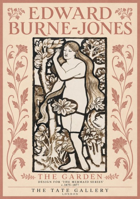 Edward Burne-Jones The Garden No3 - Poszter