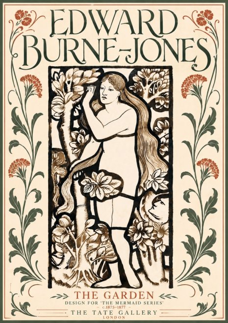Edward Burne-Jones The Garden No5 - Poszter