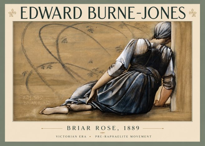 Edward Burne-Jones Briar Rose No5 - Poszter