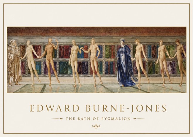 Edward Burne-Jones The Bath of Pygmalion No1 - Poszter