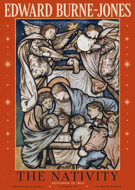 Edward Burne-Jones The Nativity No2 - Poszter