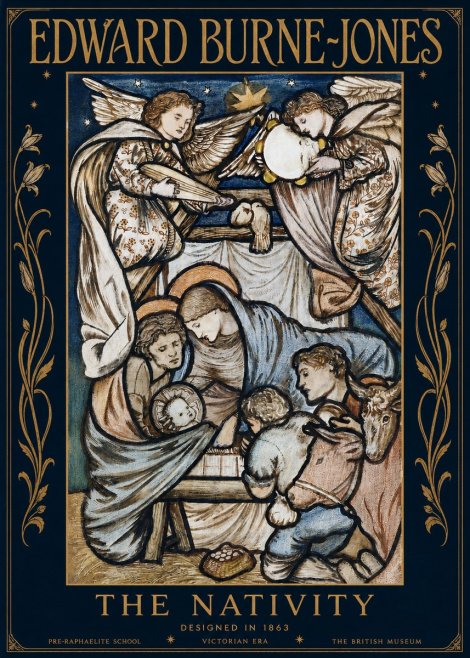 Edward Burne-Jones The Nativity No3 - Poszter