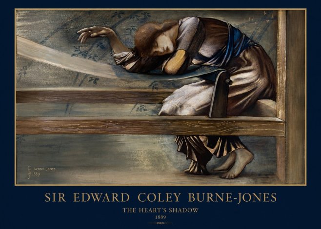 Edward Burne-Jones The Heart's Shadow No1 - Poszter