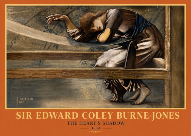 Edward Burne-Jones The Heart's Shadow No3 - Poszter