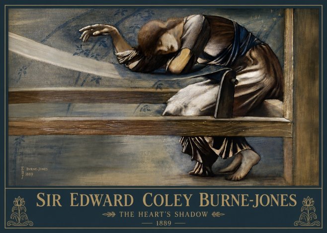 Edward Burne-Jones The Heart's Shadow No4 - Poszter