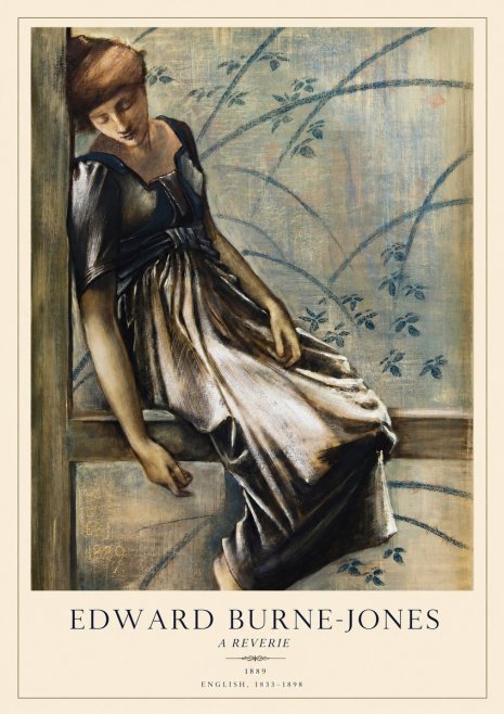 Edward Burne-Jones A Reverie No1 - Poszter