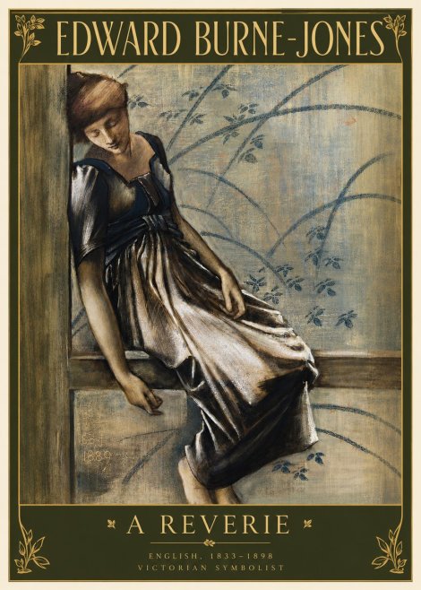 Edward Burne-Jones A Reverie No3 - Poszter
