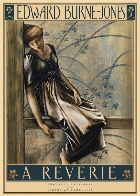 Edward Burne-Jones A Reverie No4 - Poszter