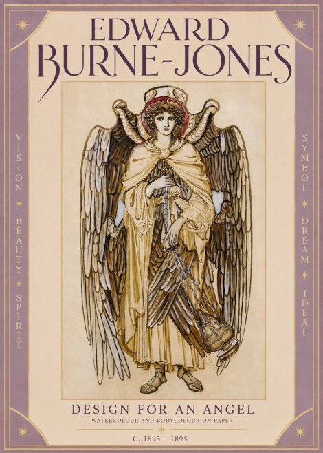 Edward Burne-Jones Design for an Angel No3 - Poszter