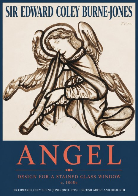 Edward Burne-Jones Angel No2 - Poszter