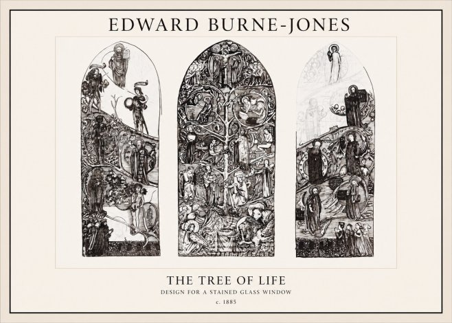 Edward Burne-Jones The Tree of Life No1 - Poszter