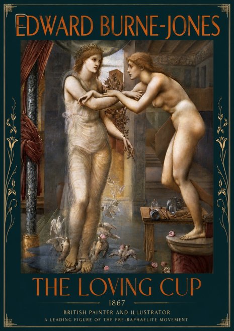 Edward Burne-Jones The Loving Cup No5 - Poszter