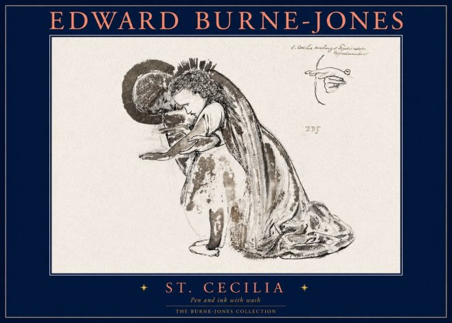 Edward Burne-Jones St. Cecilia No2 - Poszter