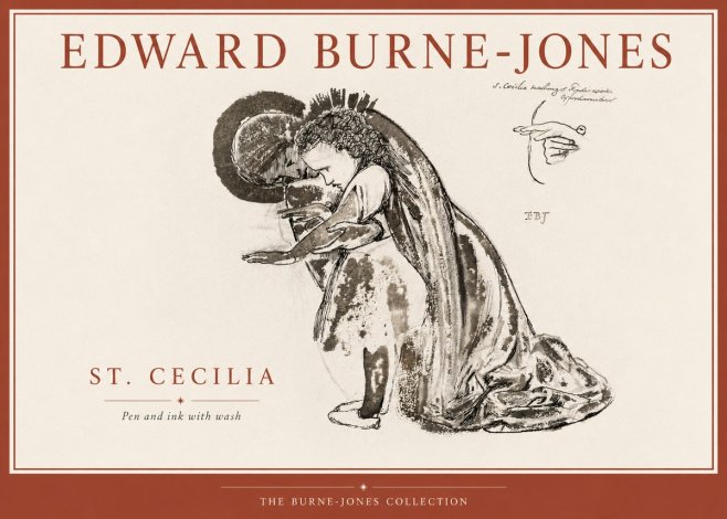 Edward Burne-Jones St. Cecilia No4 - Poszter