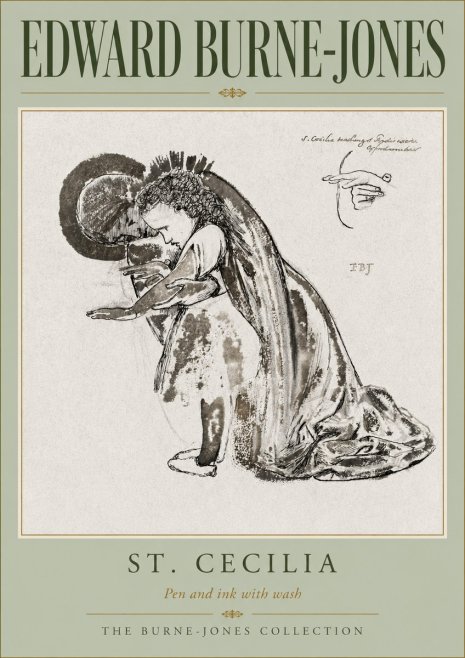 Edward Burne-Jones St. Cecilia No5 - Poszter