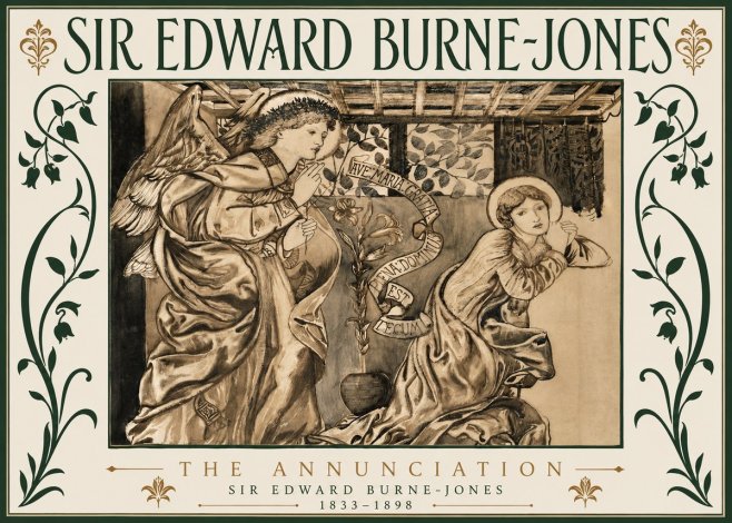 Edward Burne-Jones The Annunciation II No6 - Poszter