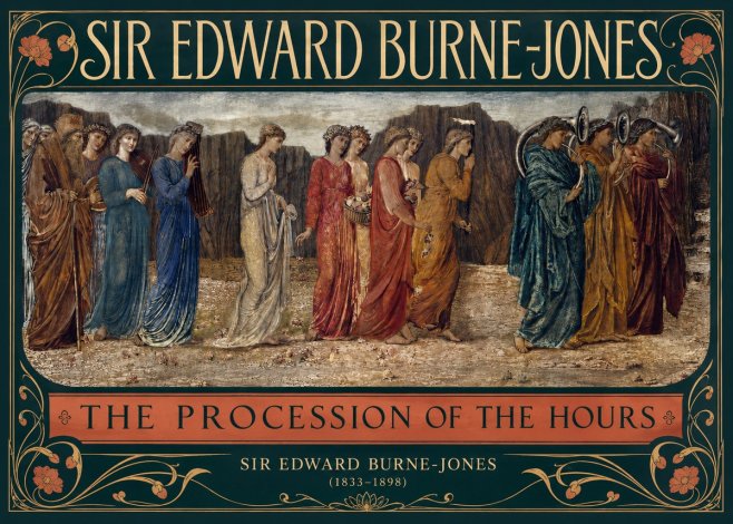 Edward Burne-Jones The Procession of the Hours No2 - Poszter