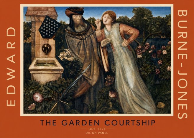 Edward Burne-Jones The Garden Courtship No3 - Poszter