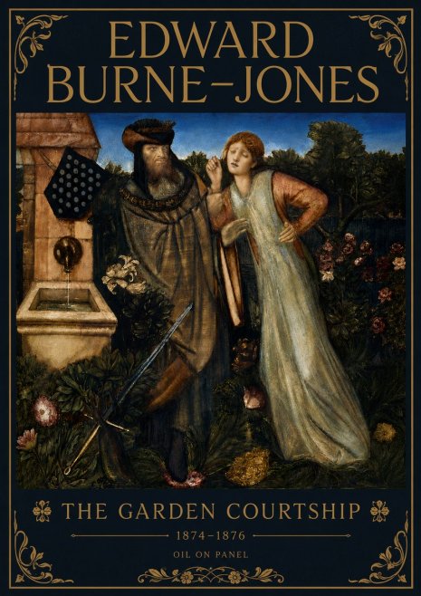 Edward Burne-Jones The Garden Courtship No6 - Poszter