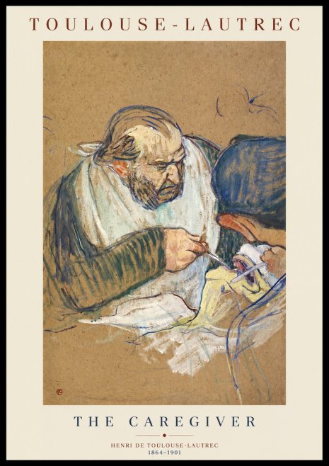 Toulouse-Lautrec The Caregiver No1 - Poszter