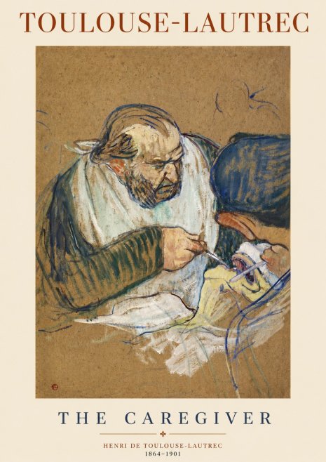 Toulouse-Lautrec The Caregiver No3 - Poszter