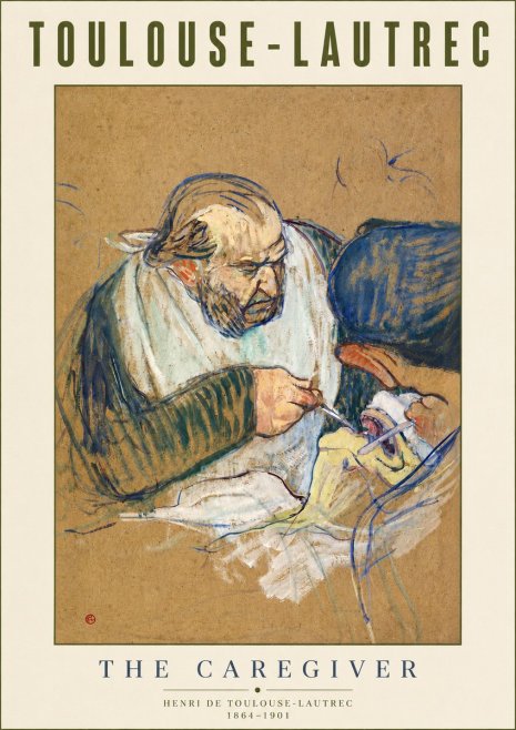 Toulouse-Lautrec The Caregiver No4 - Poszter