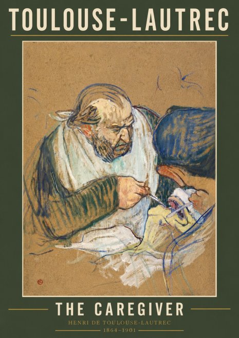 Toulouse-Lautrec The Caregiver No5 - Poszter