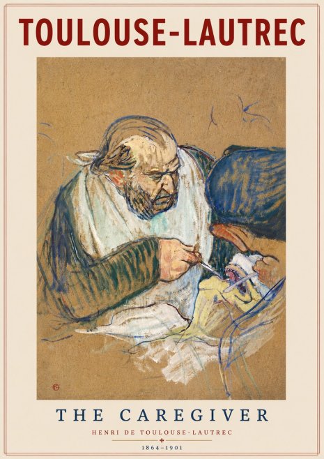 Toulouse-Lautrec The Caregiver No6 - Poszter