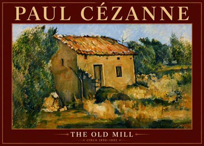 Paul Cézanne The Old Mill No5 - Poszter