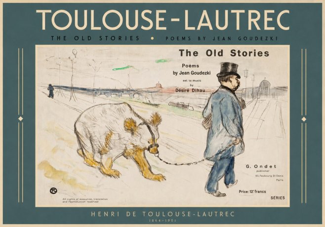 Toulouse-Lautrec Les Vieilles Histoires II No3 - Poszter