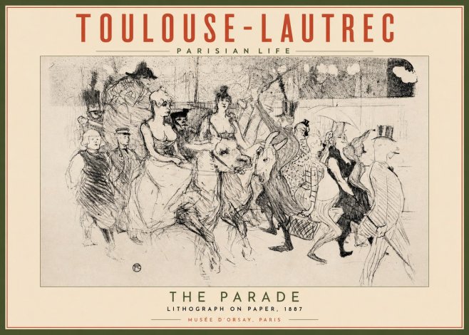 Toulouse-Lautrec The Parade No2 - Poszter
