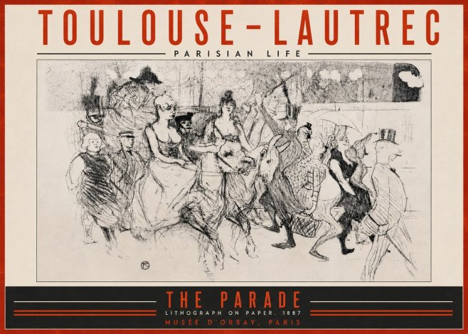 Toulouse-Lautrec The Parade No5 - Poszter